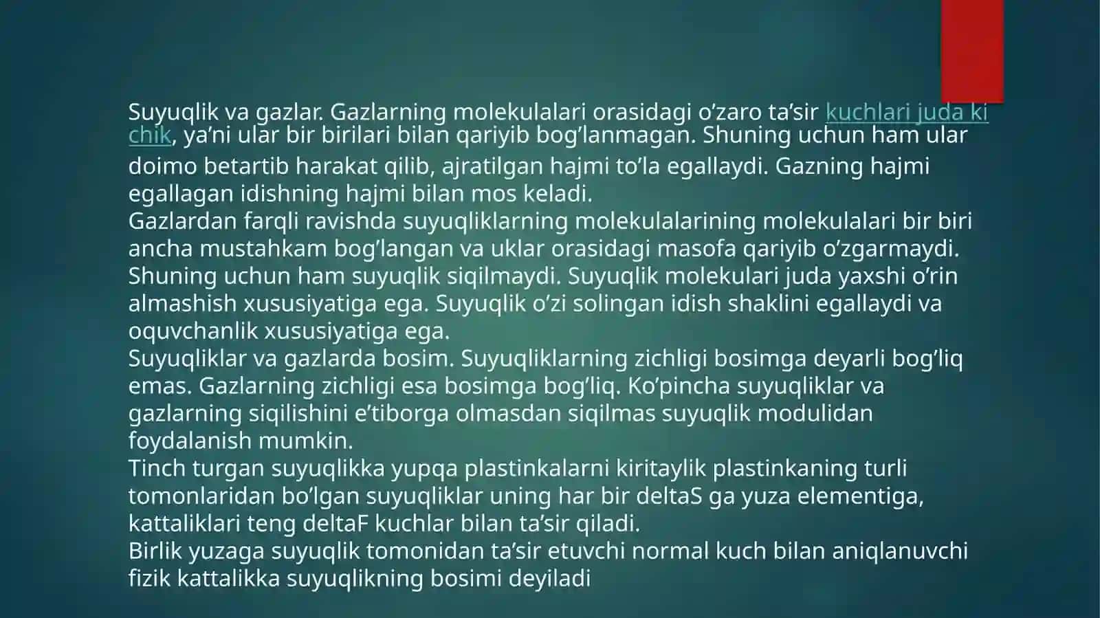 SUYUQLIK VA GAZLAR BOSIMI 3