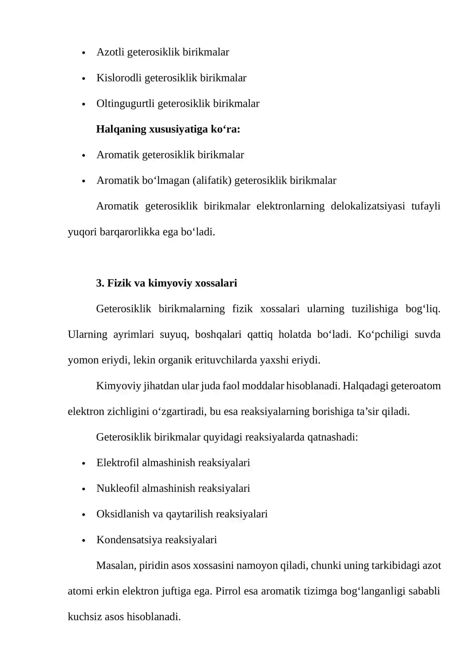 Geterosiklik birikmalar 3