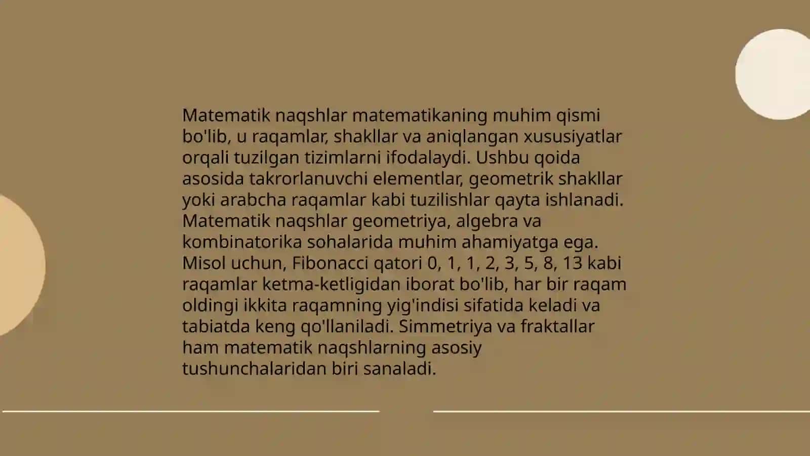 Matematik naqshlar 3