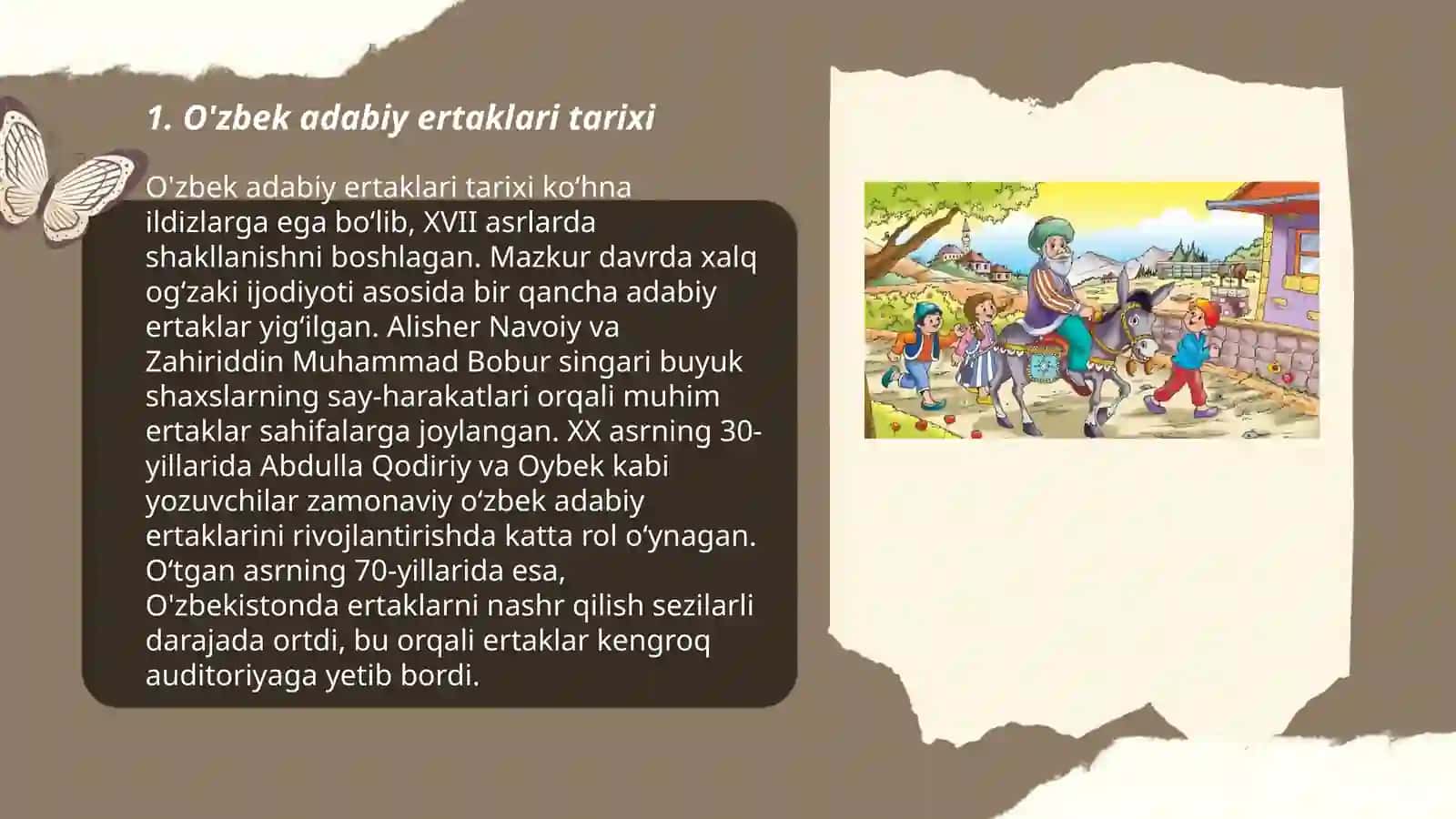 O'zbek adabiy ertaklari tarixi 3