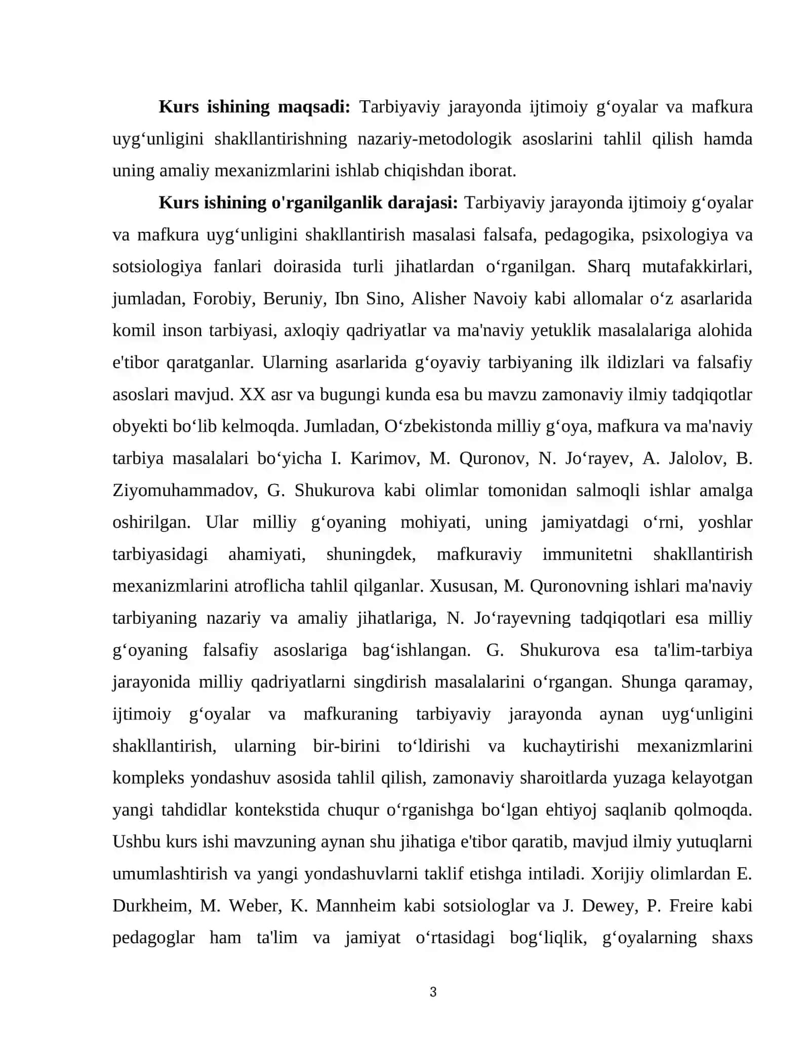 Kurs ishining dolzarbligi 3