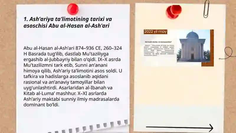 Ashʼariya taʼlimoti 3