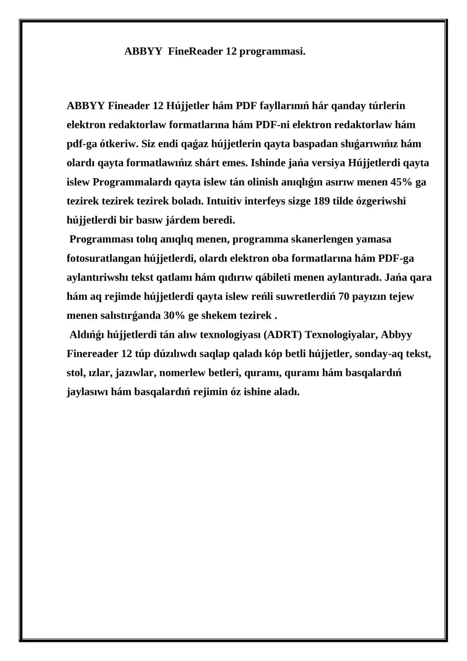 ABBYY FineReader 12 programmasi 3