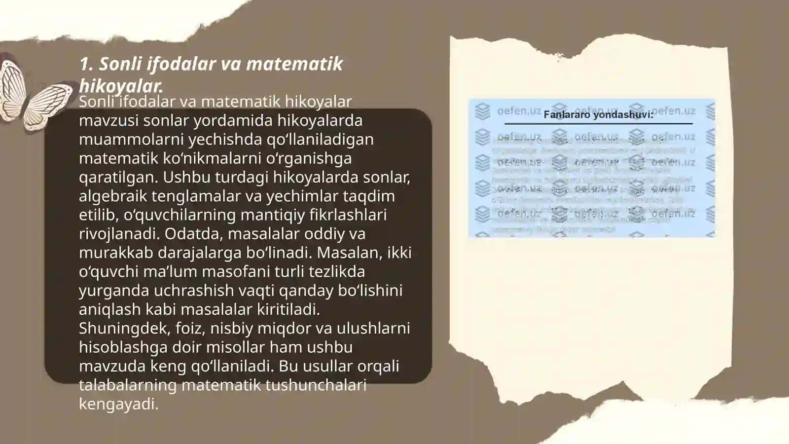 Boshlangʻich sinf matematika va ona tili darslarida fanlararo integratsiyalash texnalogiyasi (4 sinf) 3