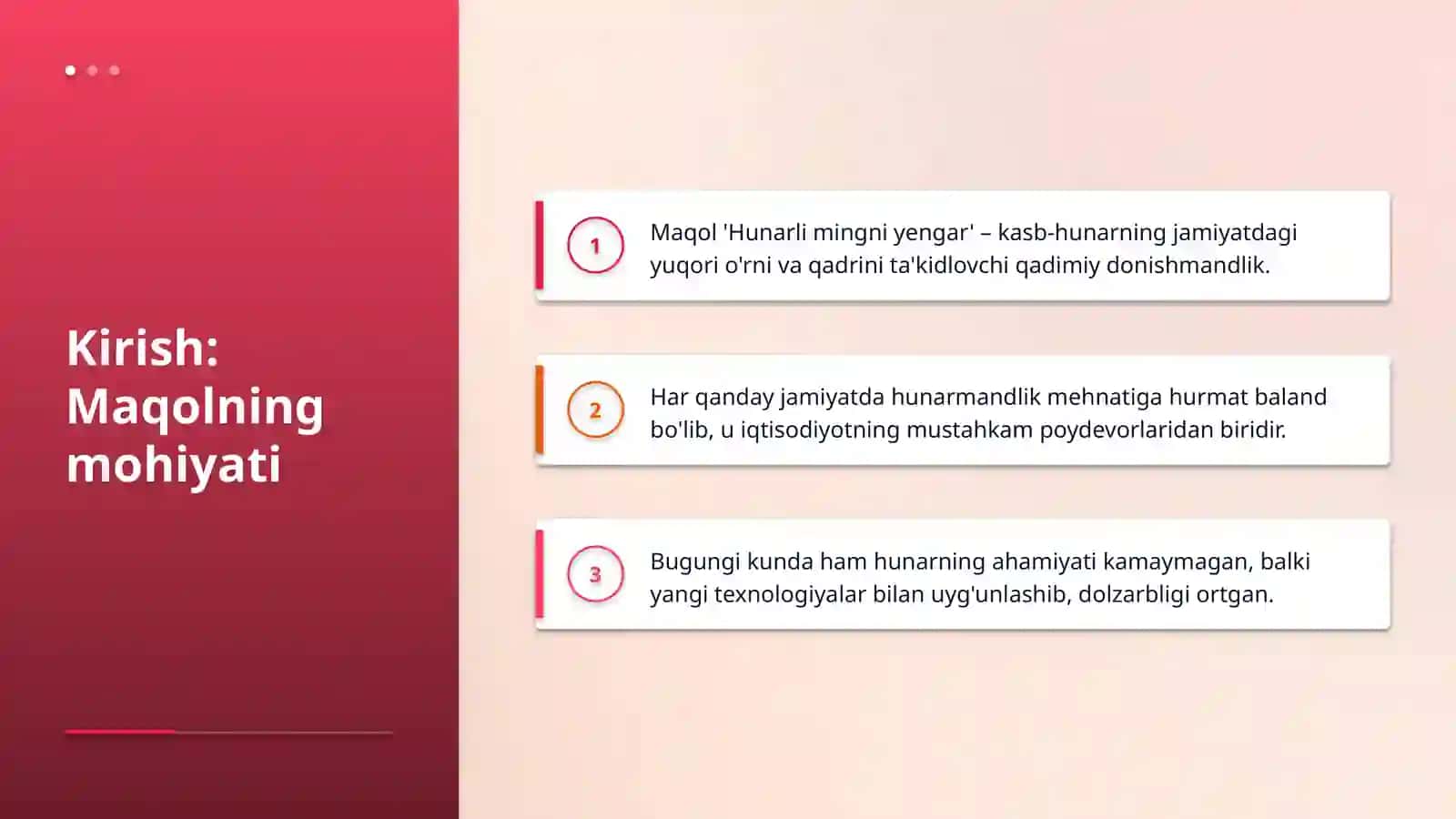 Hunarli mingni yengar 3