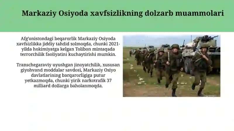 Oʻzbekiston eng yangi tarixi 25/2-guruh 3