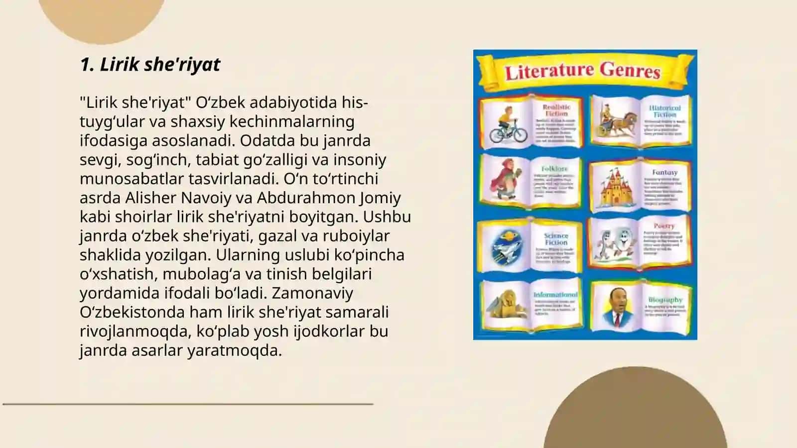Adabiy tur va janrlar 3