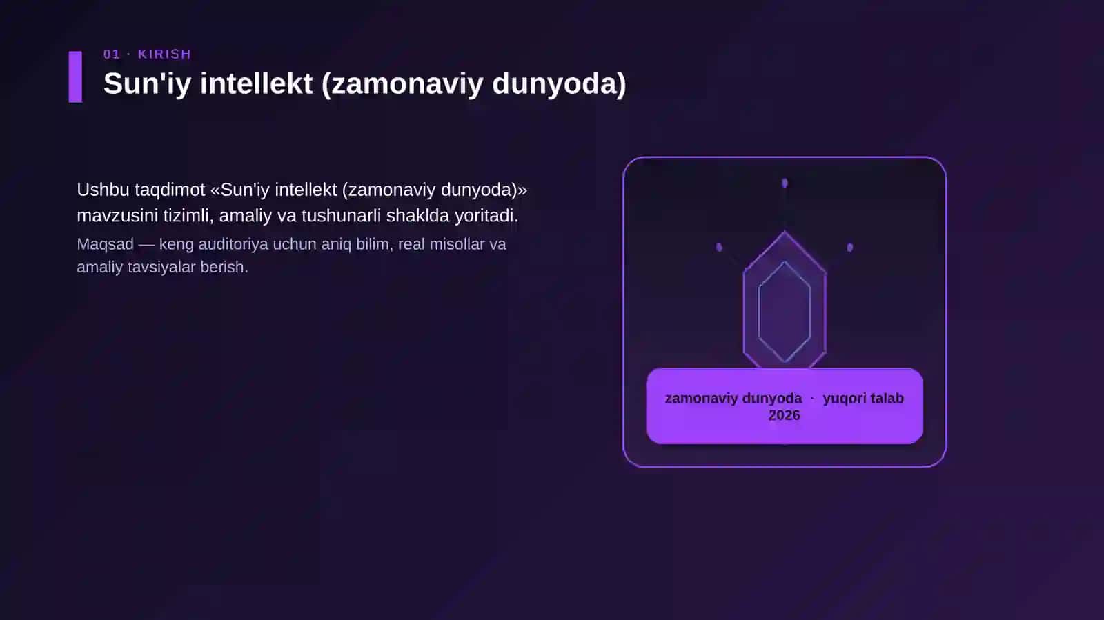 Sun'iy intellekt (zamonaviy dunyoda) 3