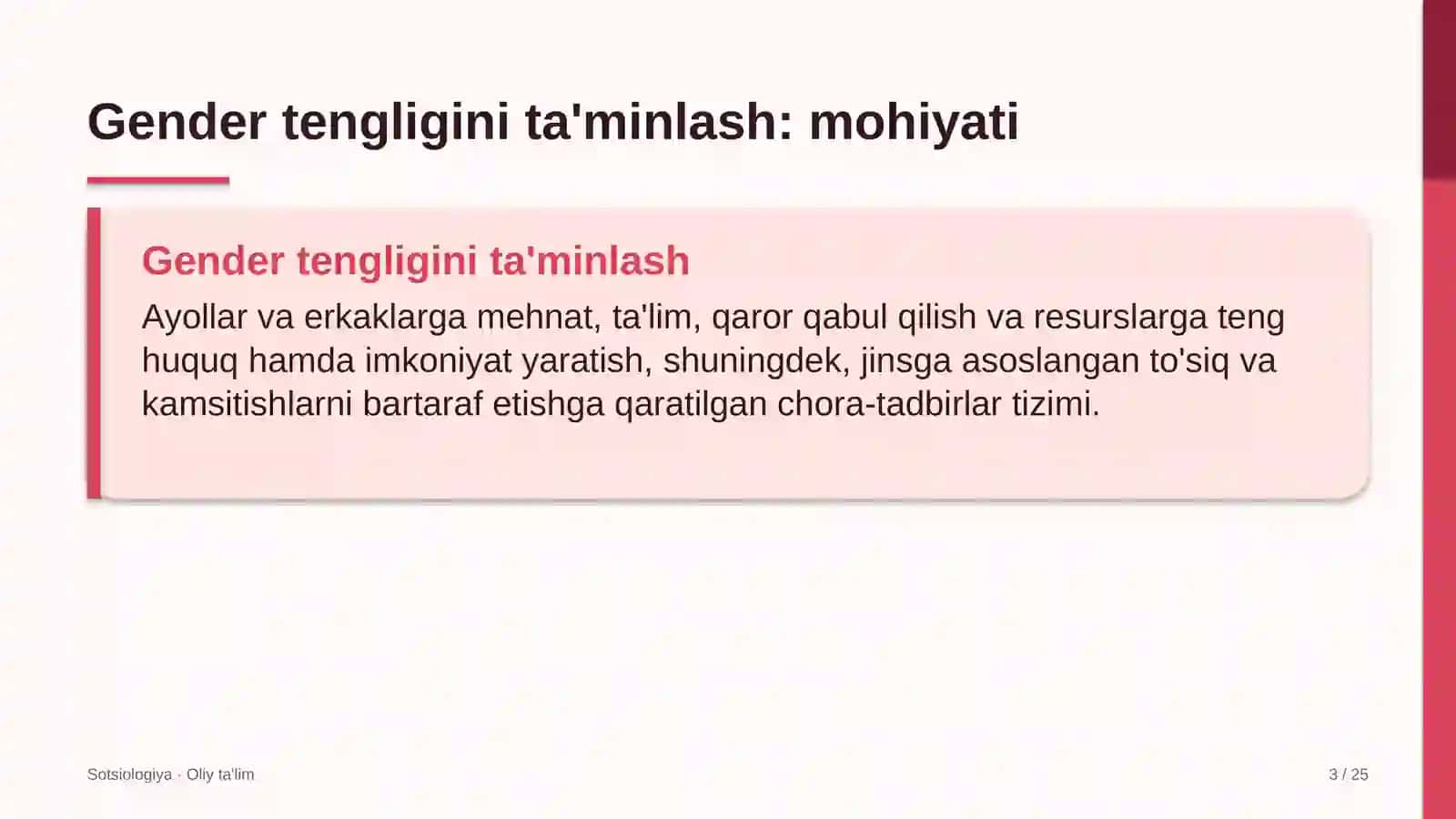 Telegram kanallarida gender tengligini ta'minlash 3