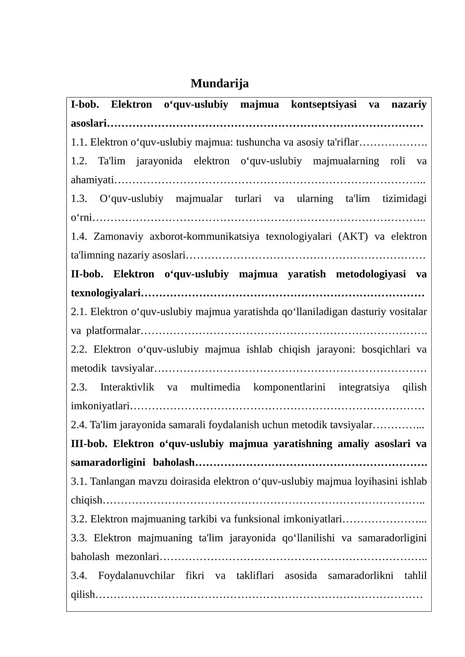 8-sinf Informatika va axborot texnologiyalari fanidan elektron o’quv-uslubiy majmua yaratish metodikasi 3