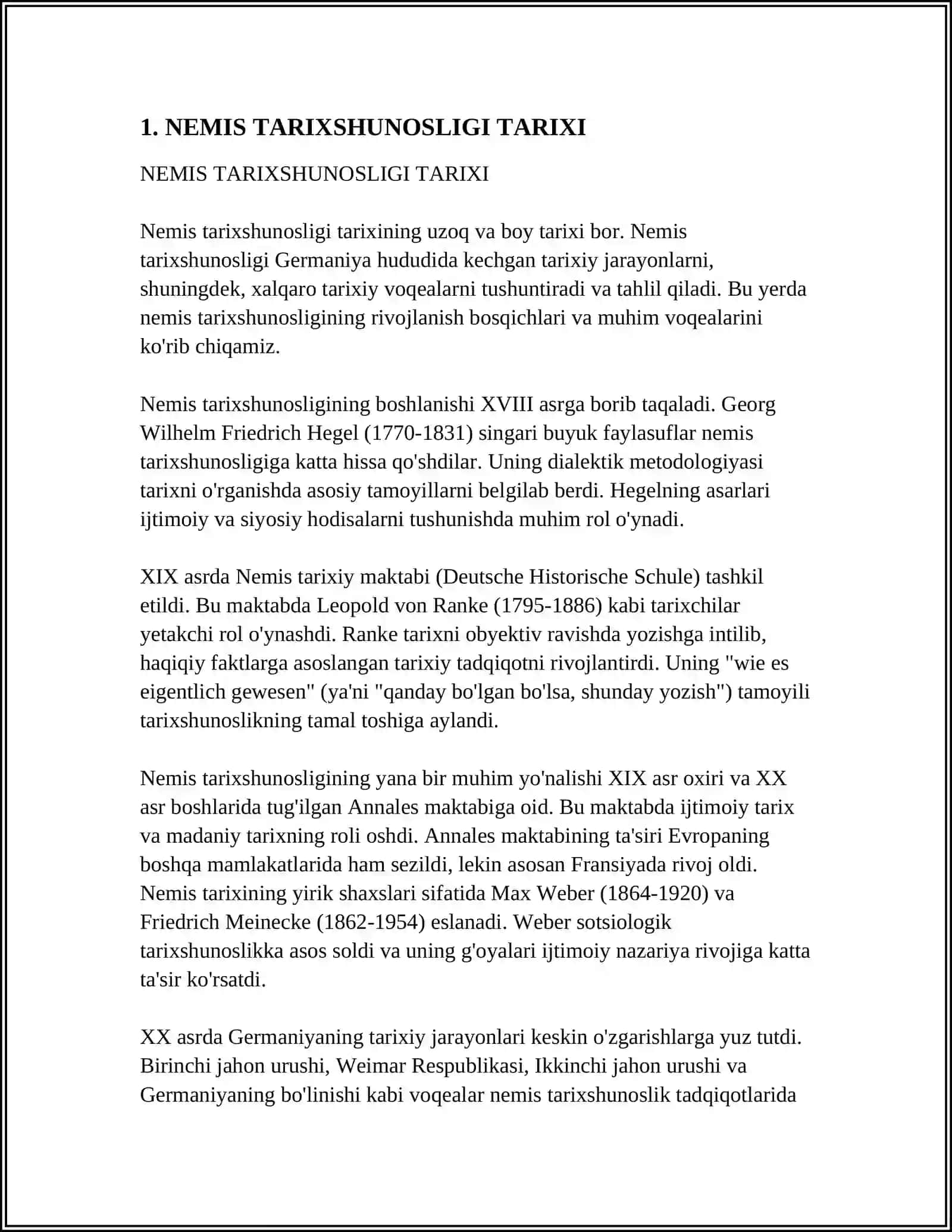 Nemis Tarixshunosligi 3