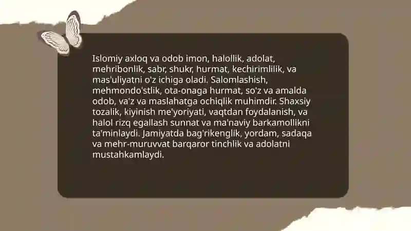 Islom qadriyatlari va ma'rifati 3