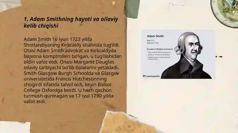 Adam Smith hayoti va ijodi 3