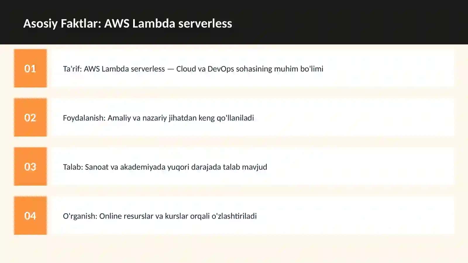 AWS Lambda serverless 3