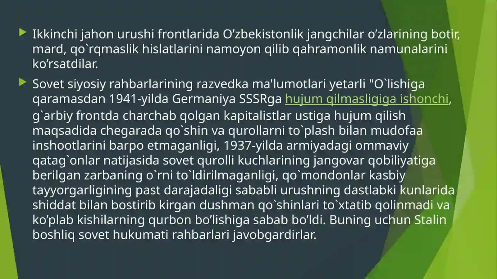 O’zbekistonlik jangchilarning frontlardagi faoliyati 3