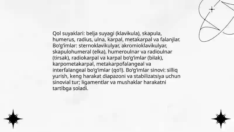 Qol suyaklarining birikishi 3