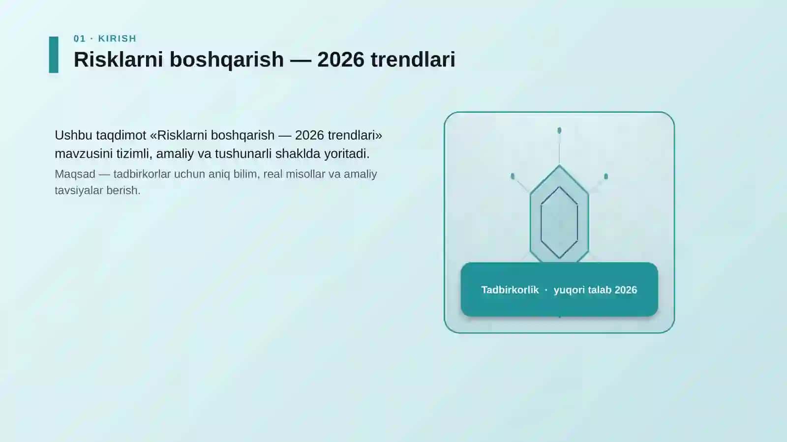 Risklarni boshqarish — 2026 trendlari 3