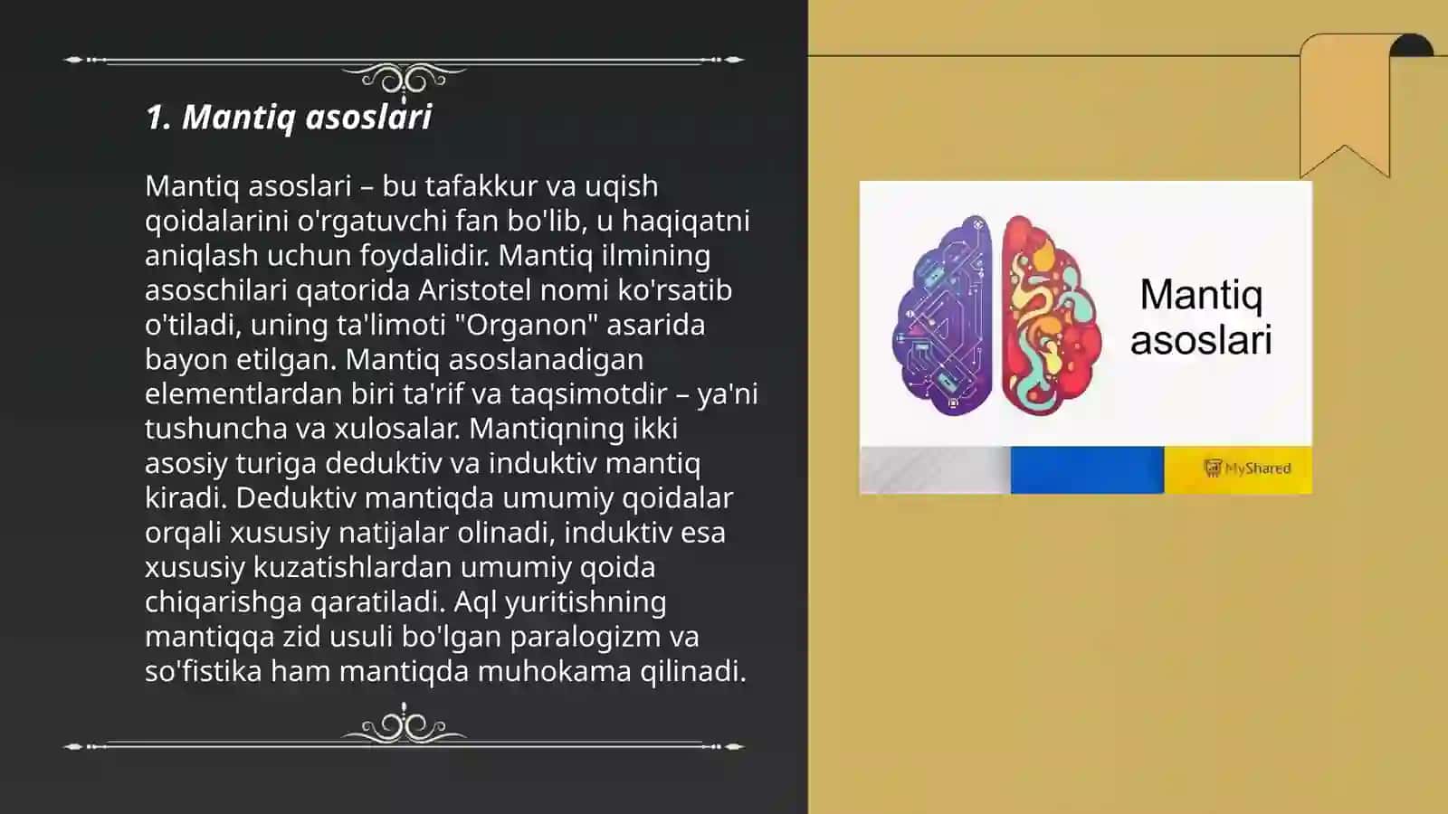 Mantiq nazaryasi 3