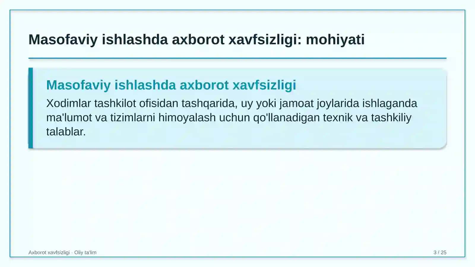 Import faoliyatida masofaviy ishlashda axborot xavfsizligi 3