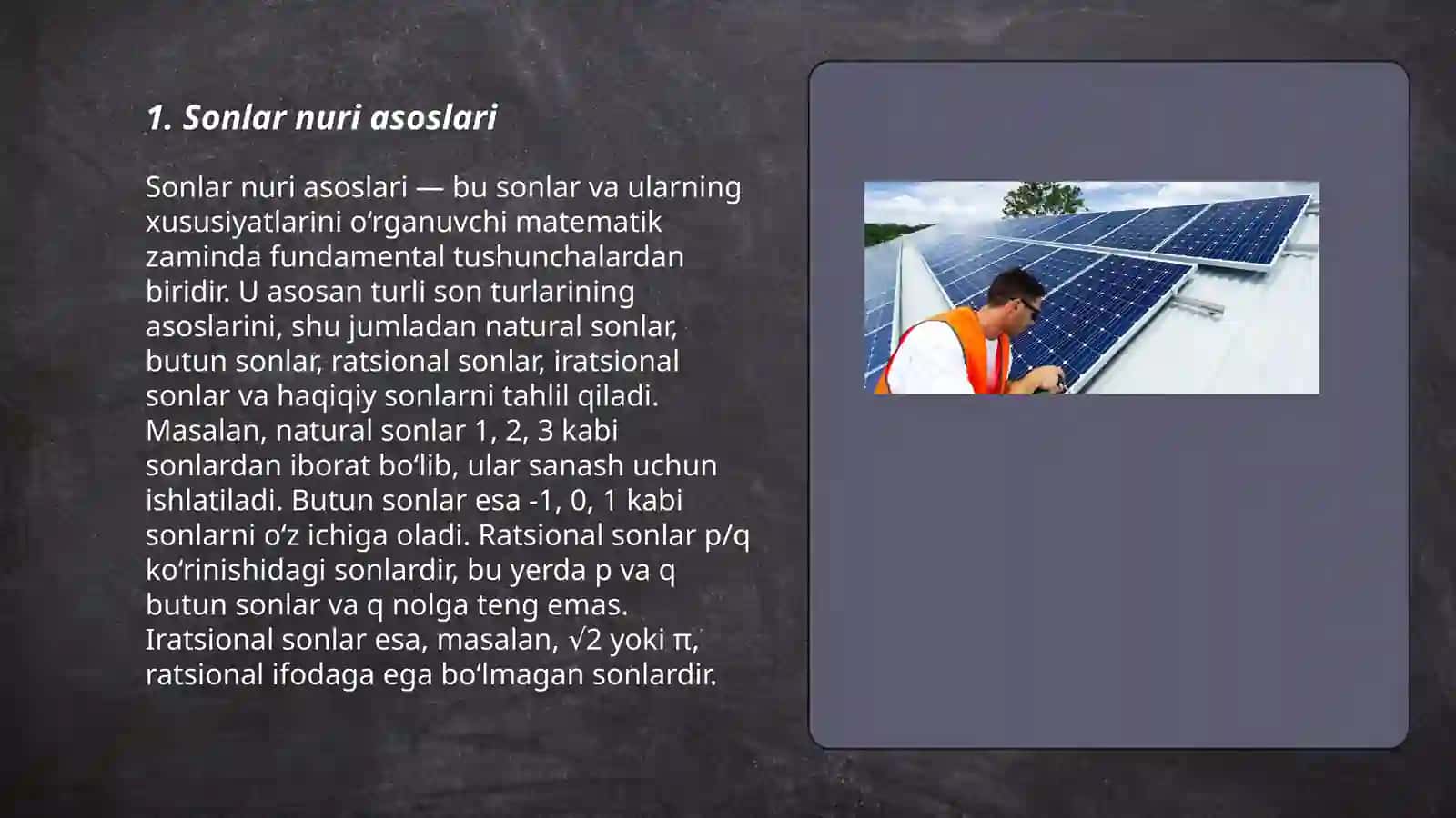 Sonlar nuri asoslari 3