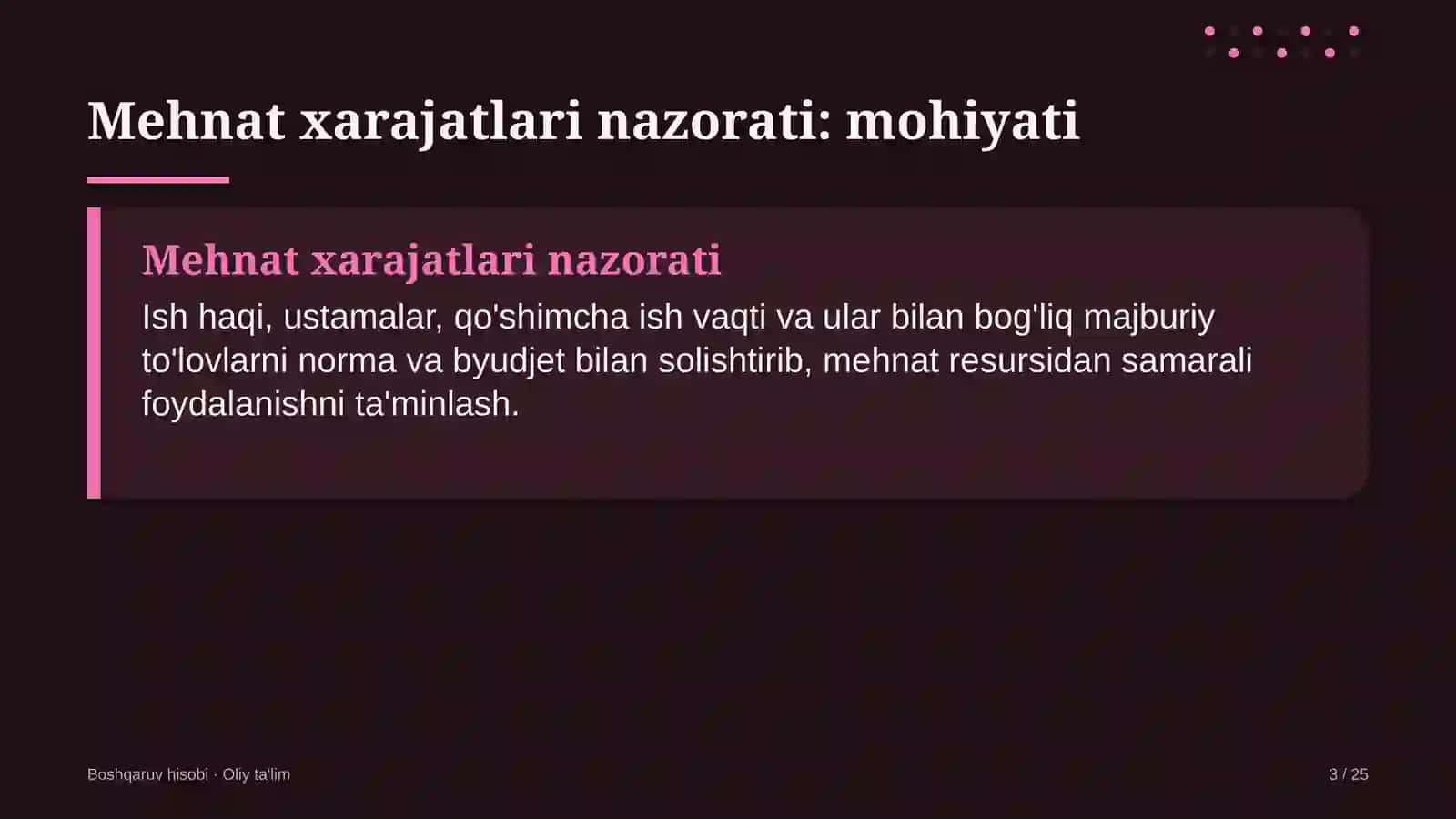 Energetika dispetcherlik markazlarida mehnat xarajatlarini nazorat qilish 3