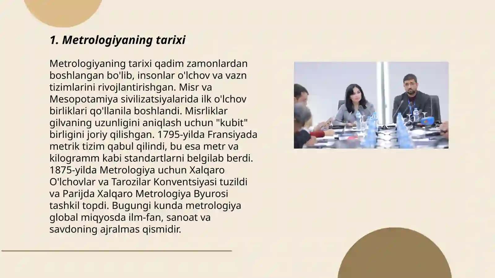 Metrologiyaning tarixi 3