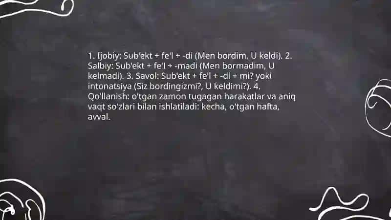 Past Simple 3