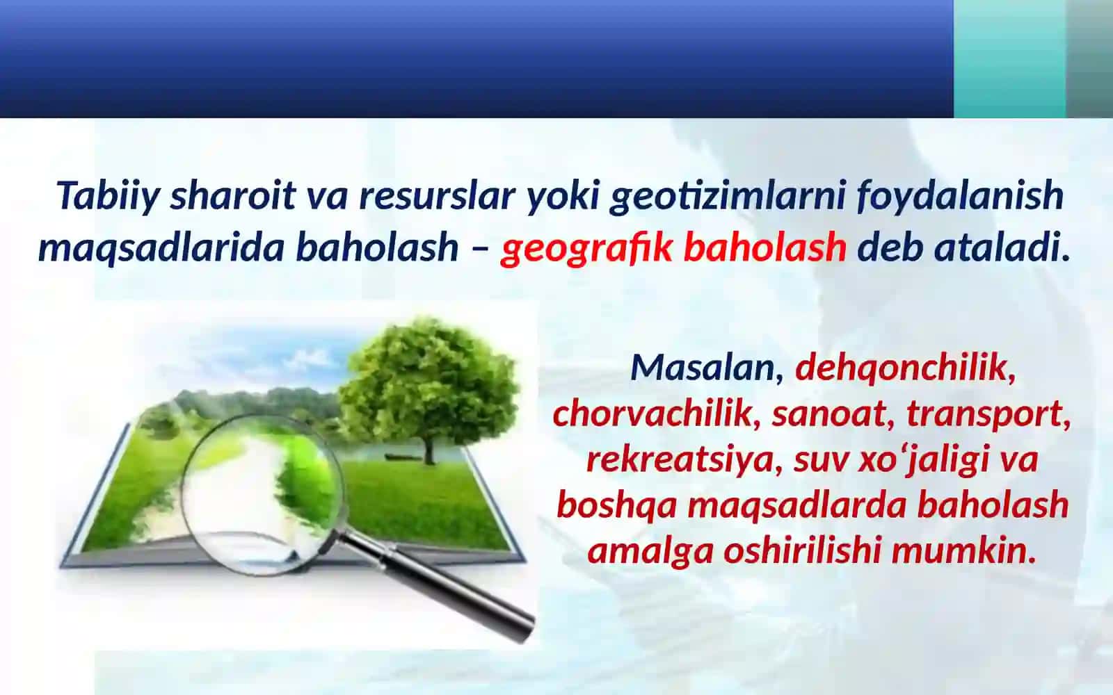 Geografik baholash 3