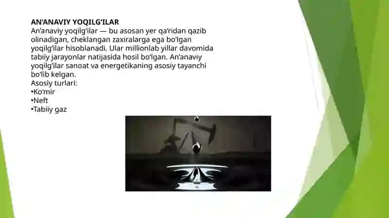 Yoqilg‘i Tushunchasi 3