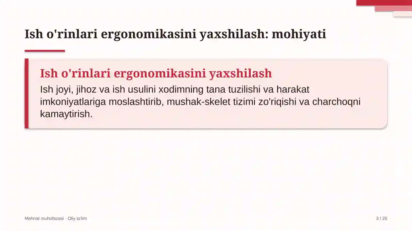 pensiya ta'minoti tizimida ish o'rinlari ergonomikasini yaxshilash 7322 3