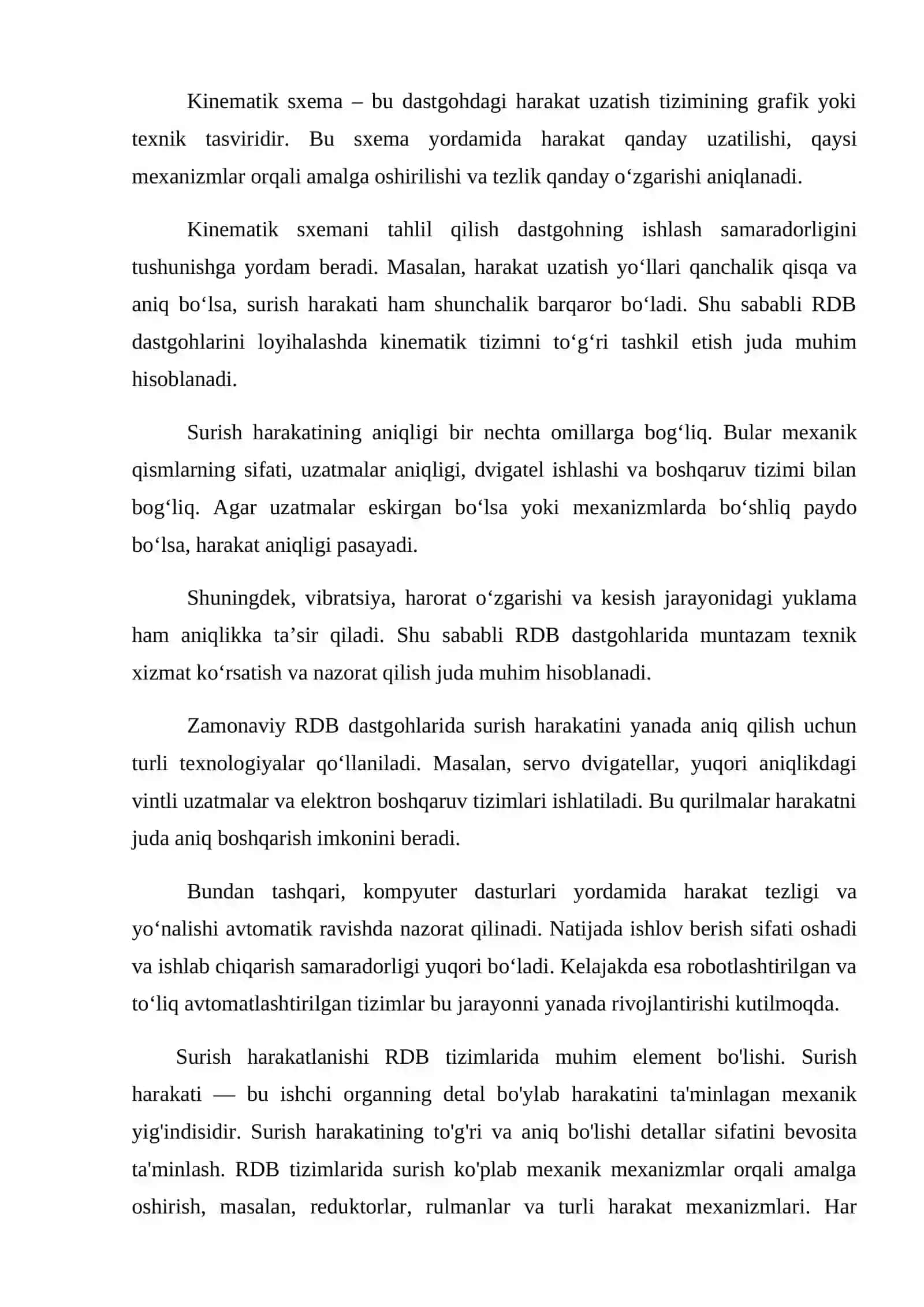 RDB (raqamli dastur bilan boshqariladigan) texnologik jihozlar 3