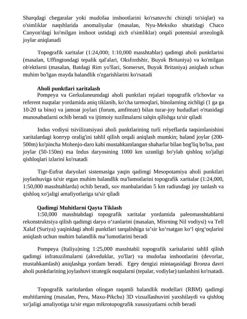 Topografik xaritalar 3