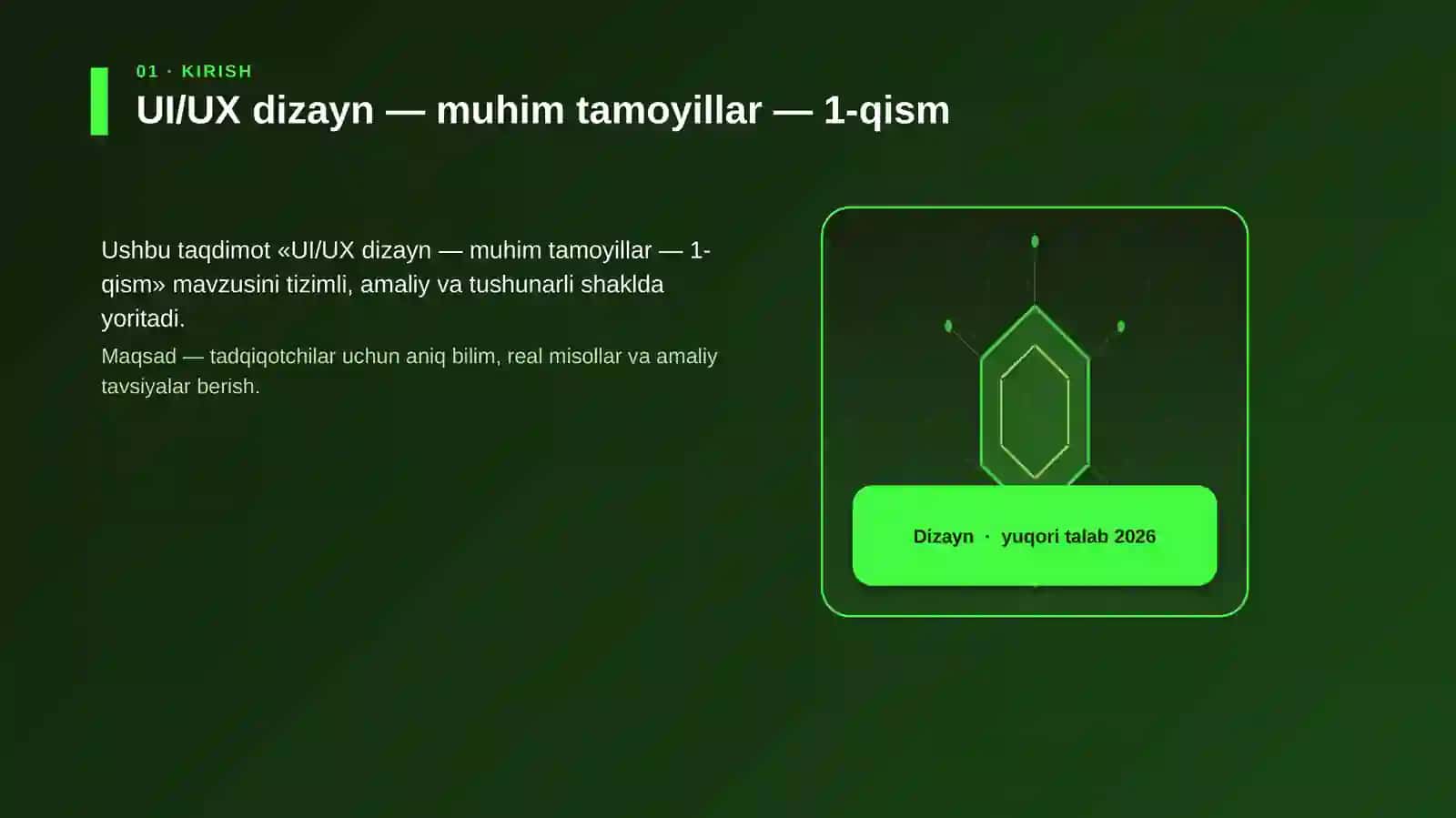 UI/UX dizayn — muhim tamoyillar — 1-qism 3