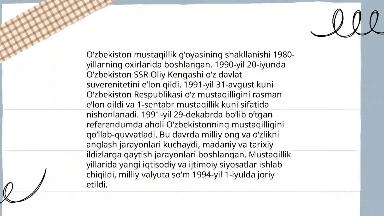 Oʻzbekistonda mustaqillik gʻoyalarining tarixiy asoslari 3