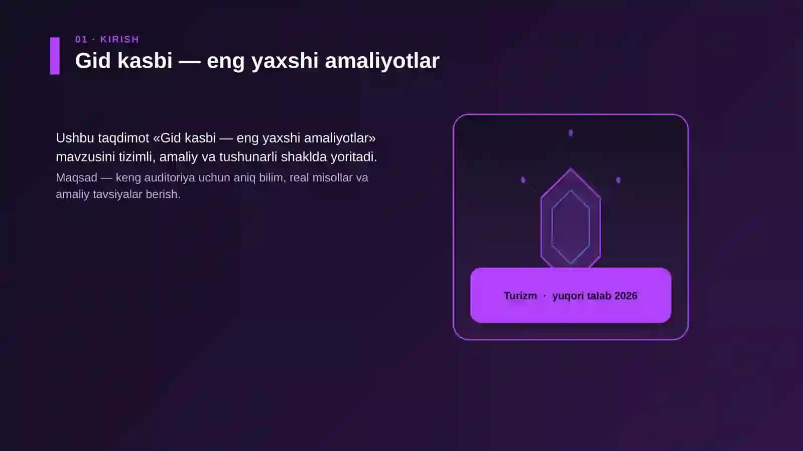 Gid kasbi — eng yaxshi amaliyotlar 3