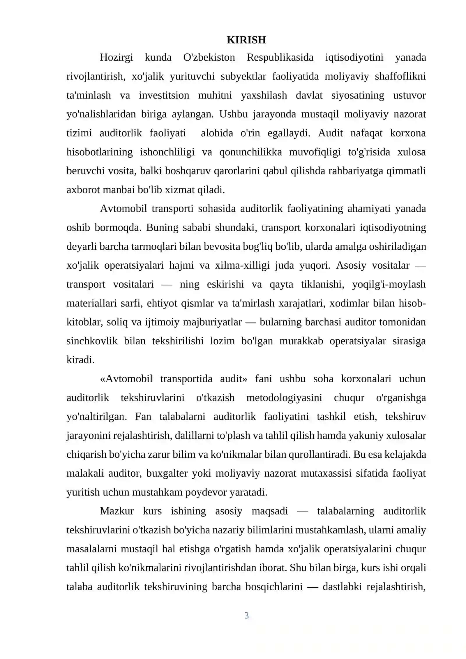 Avtomobil transportida audit 3
