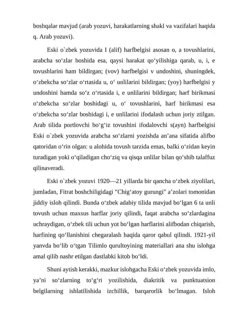 Eski o`zbek yozuvining shakllanishi 3