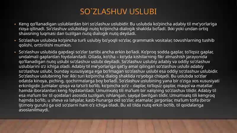 Nutq uslublari 3