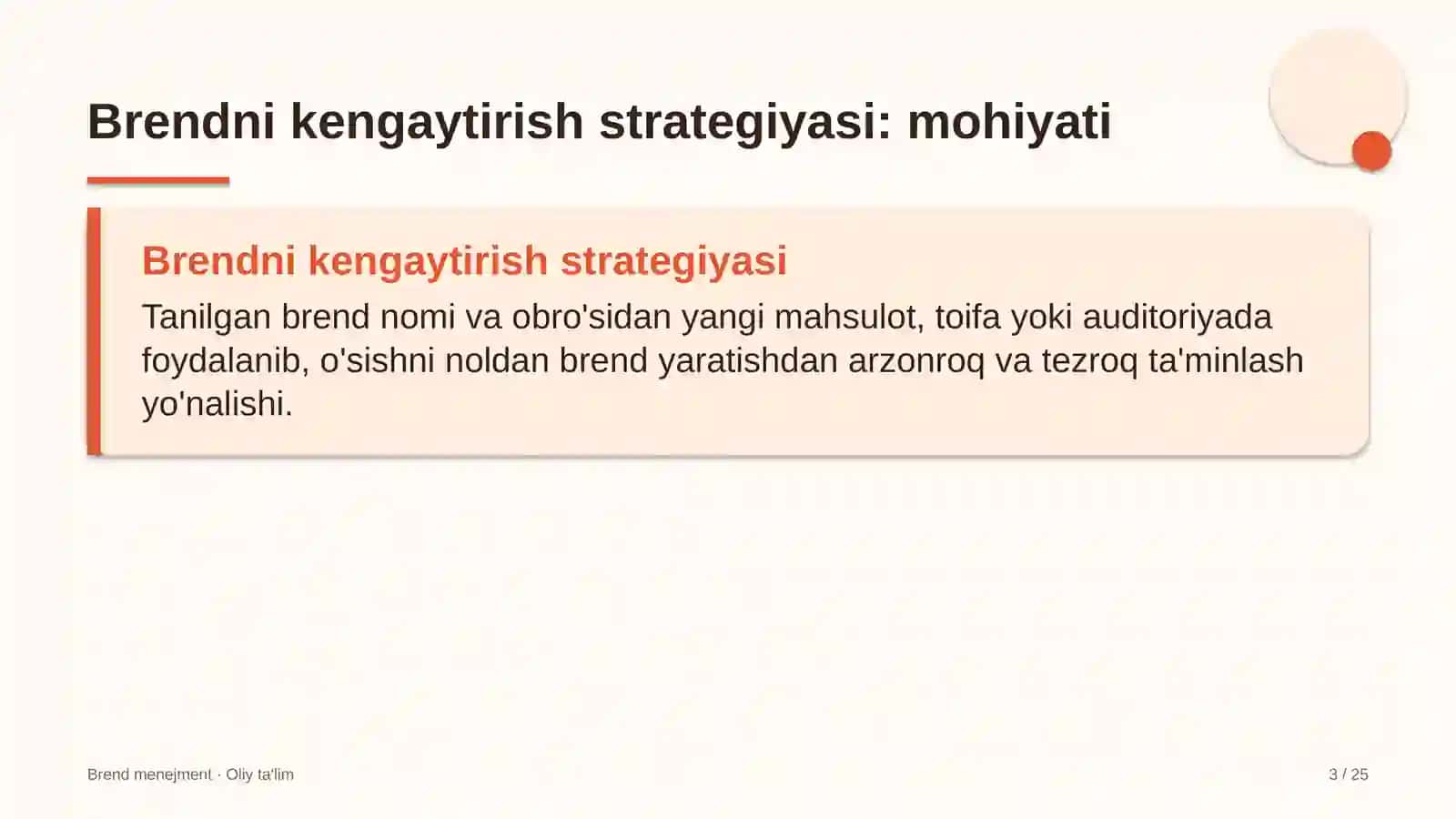 Brendni kengaytirish strategiyasi: mohiyati 3