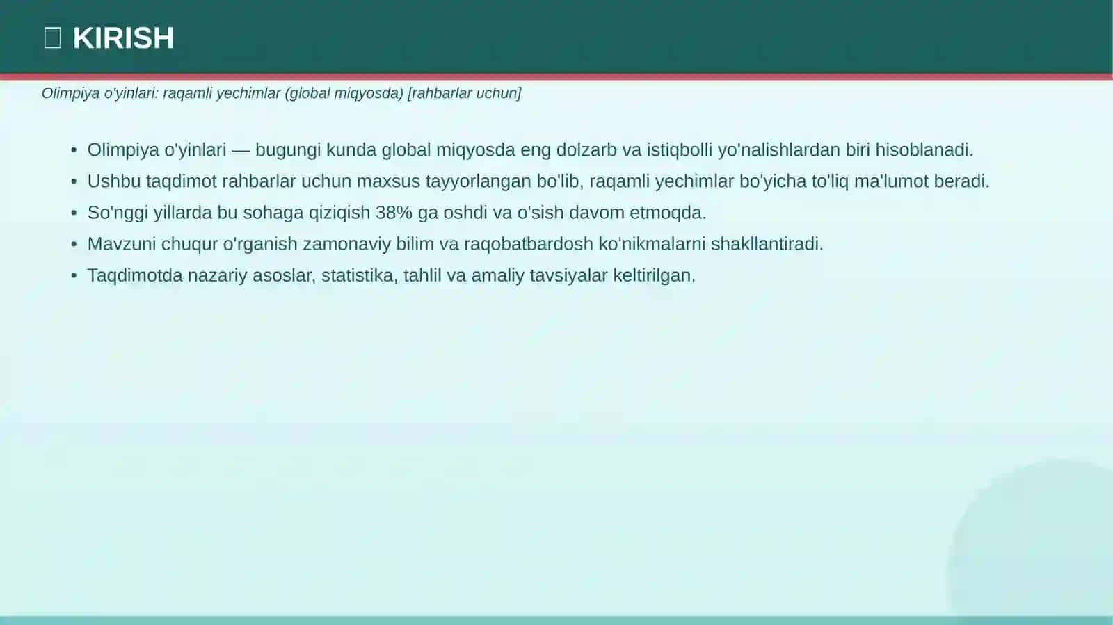 OLIMPIYA O'YINLARI 3