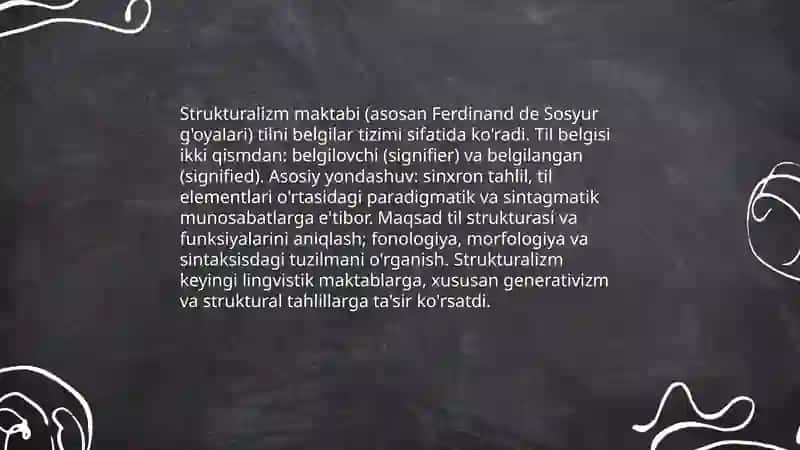 Strukturalizm Maktabi 3