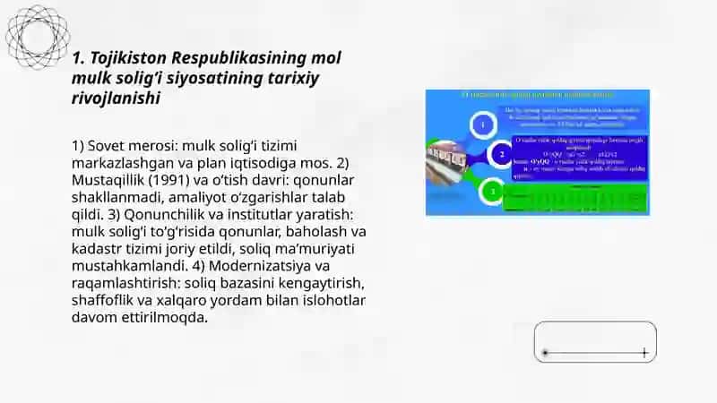 Tojikiston Respublikasining mol mulk soligʻi siyosati 3