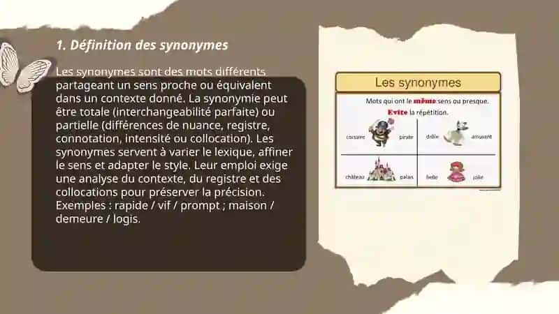 Synonymes 3