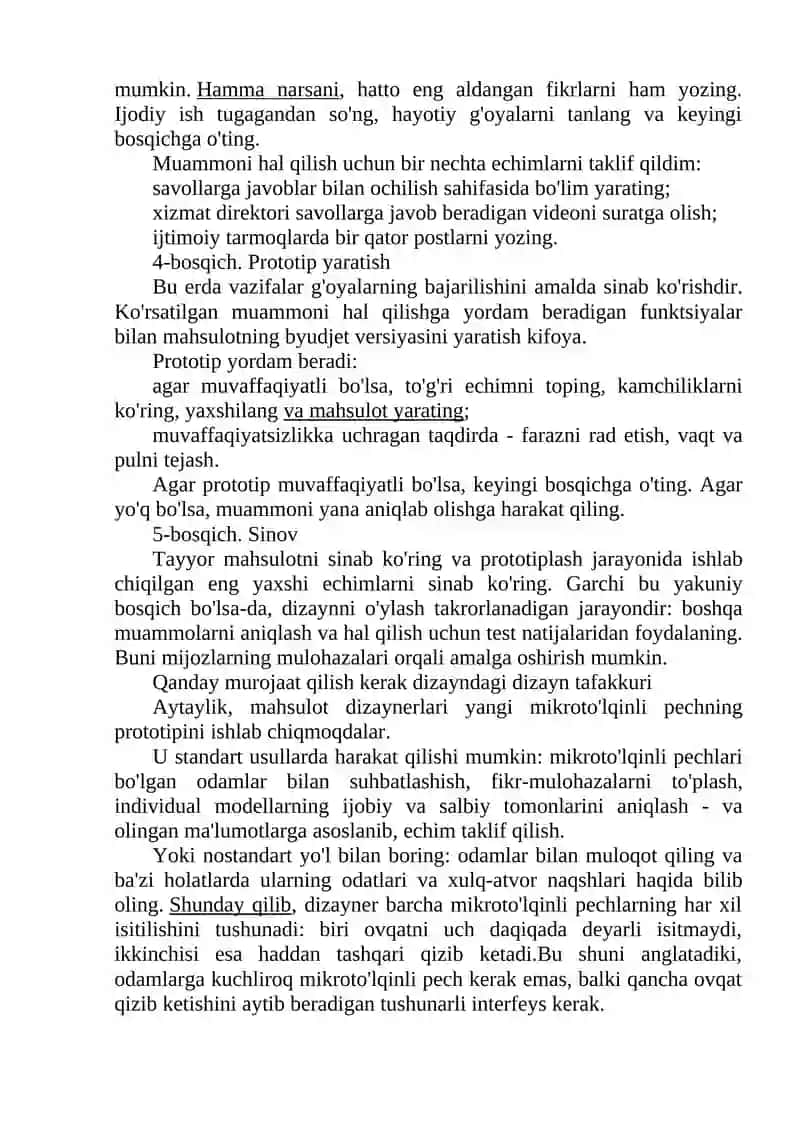 Fikrlash dizayni (“Design thinking”) 3