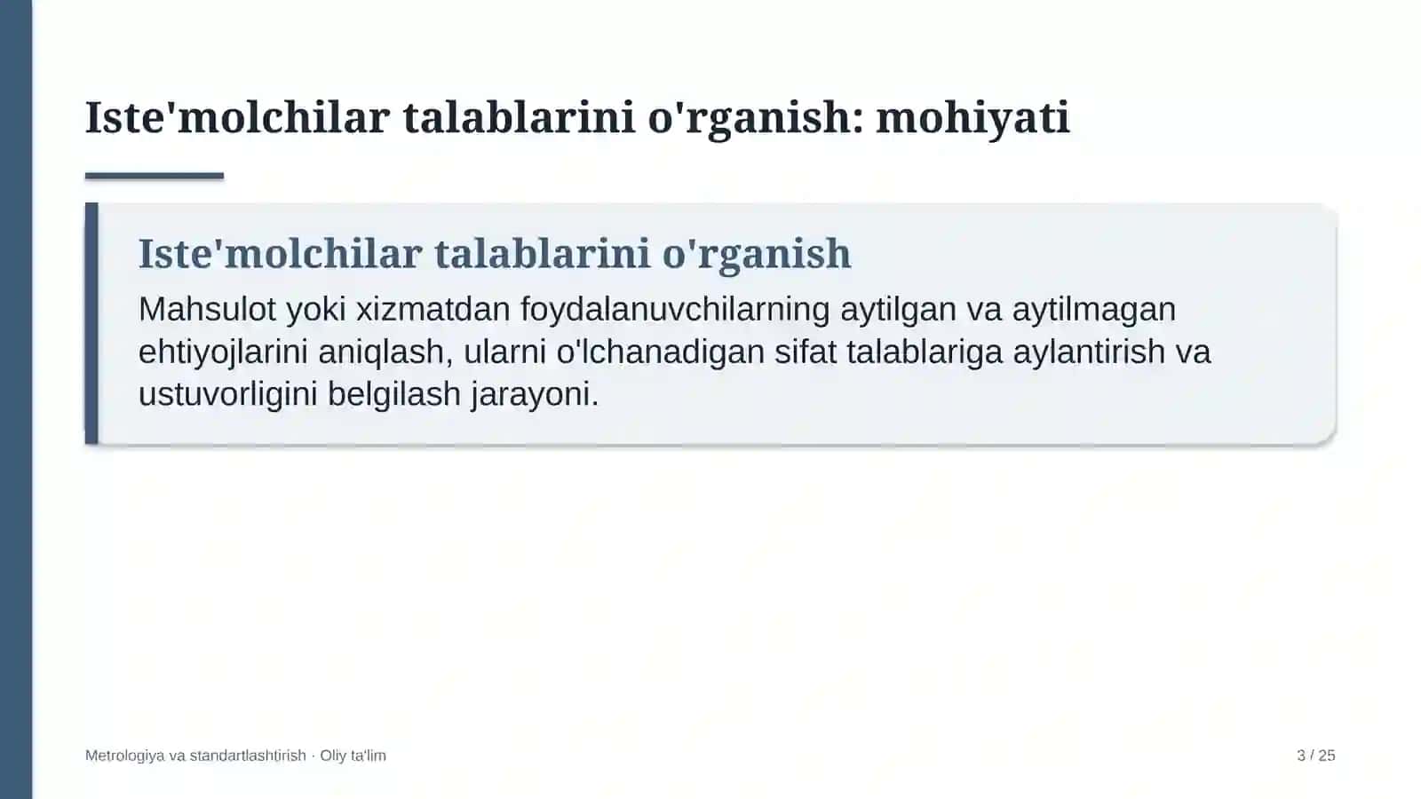Kredit byurolarida iste'molchilar talablarini o'rganish 3