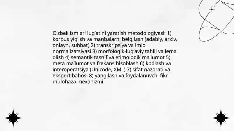 Oʻzbek ismlari luğati ustida ishlash 3
