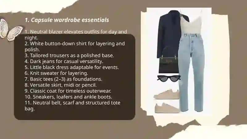 Capsule wardrobe essentials 3