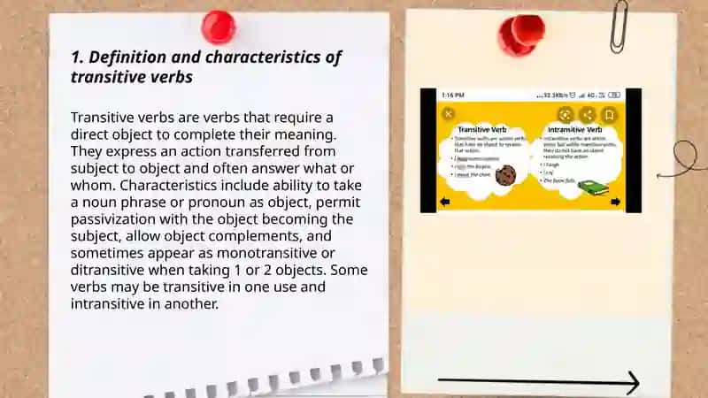 Transitive and intransitive verb 3