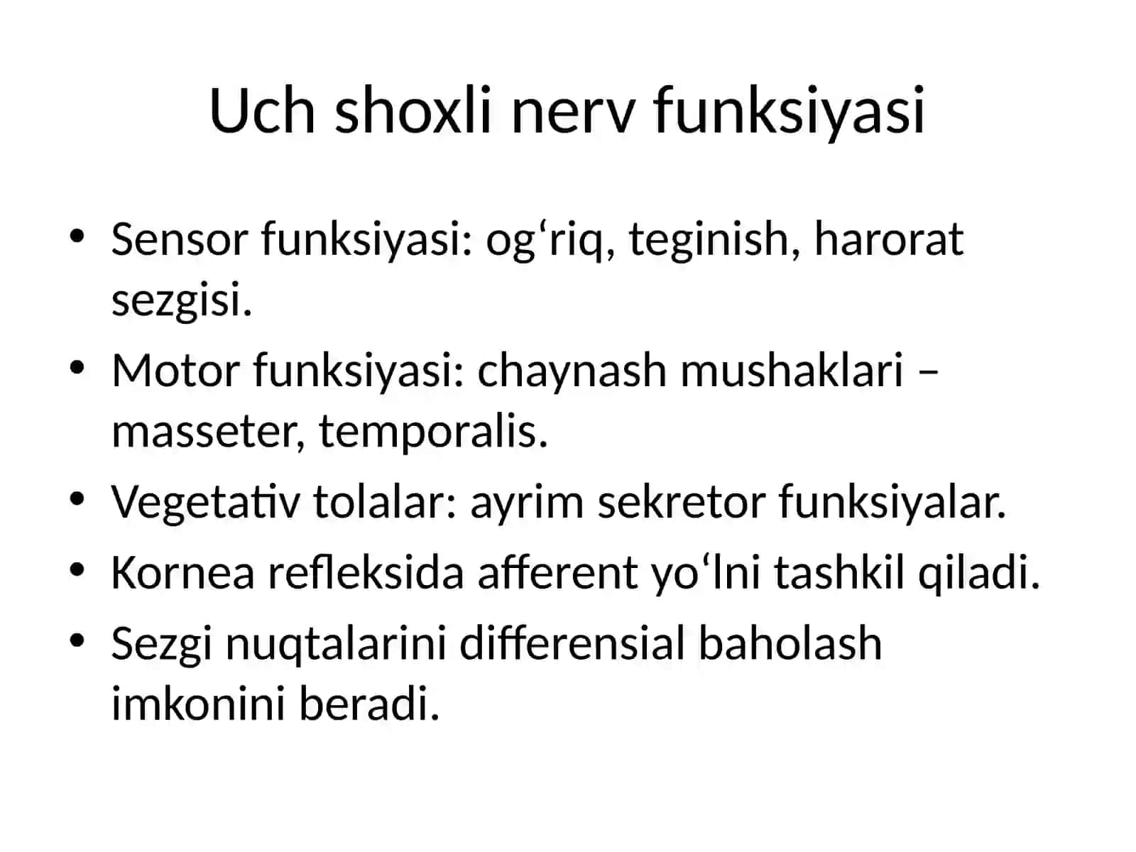 Uch shoxli nerv 3