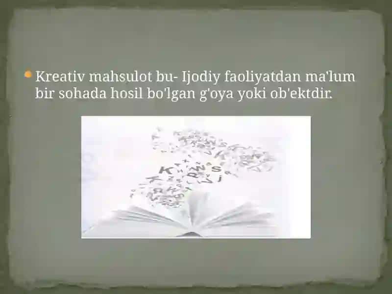 Kreativ mahsulot va fikrlash dizayni (“Design thinking”) 3